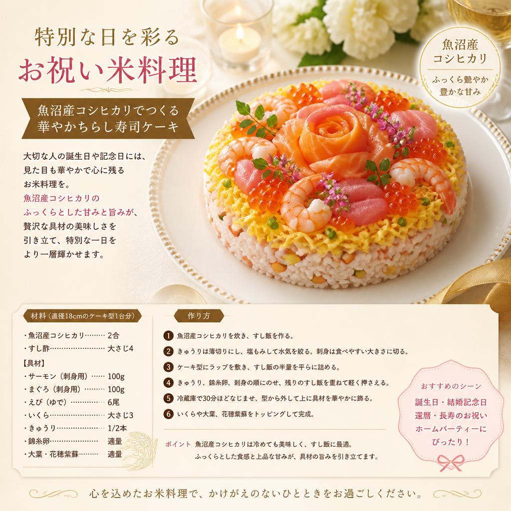 特別な日を彩るお米の魅力