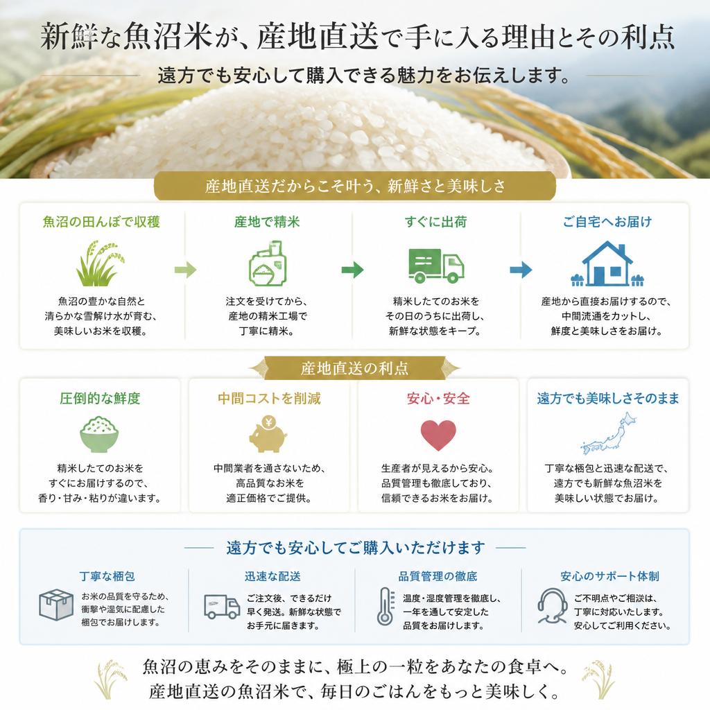 産地直送のメリット