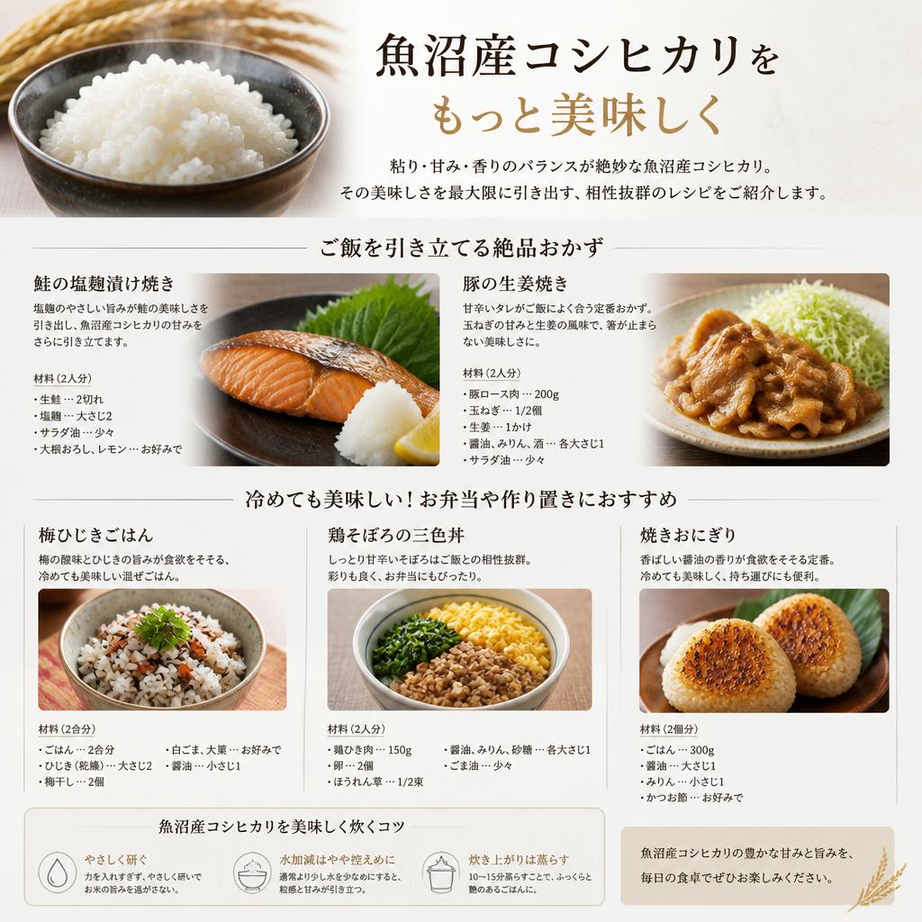 幅広いレシピ提案